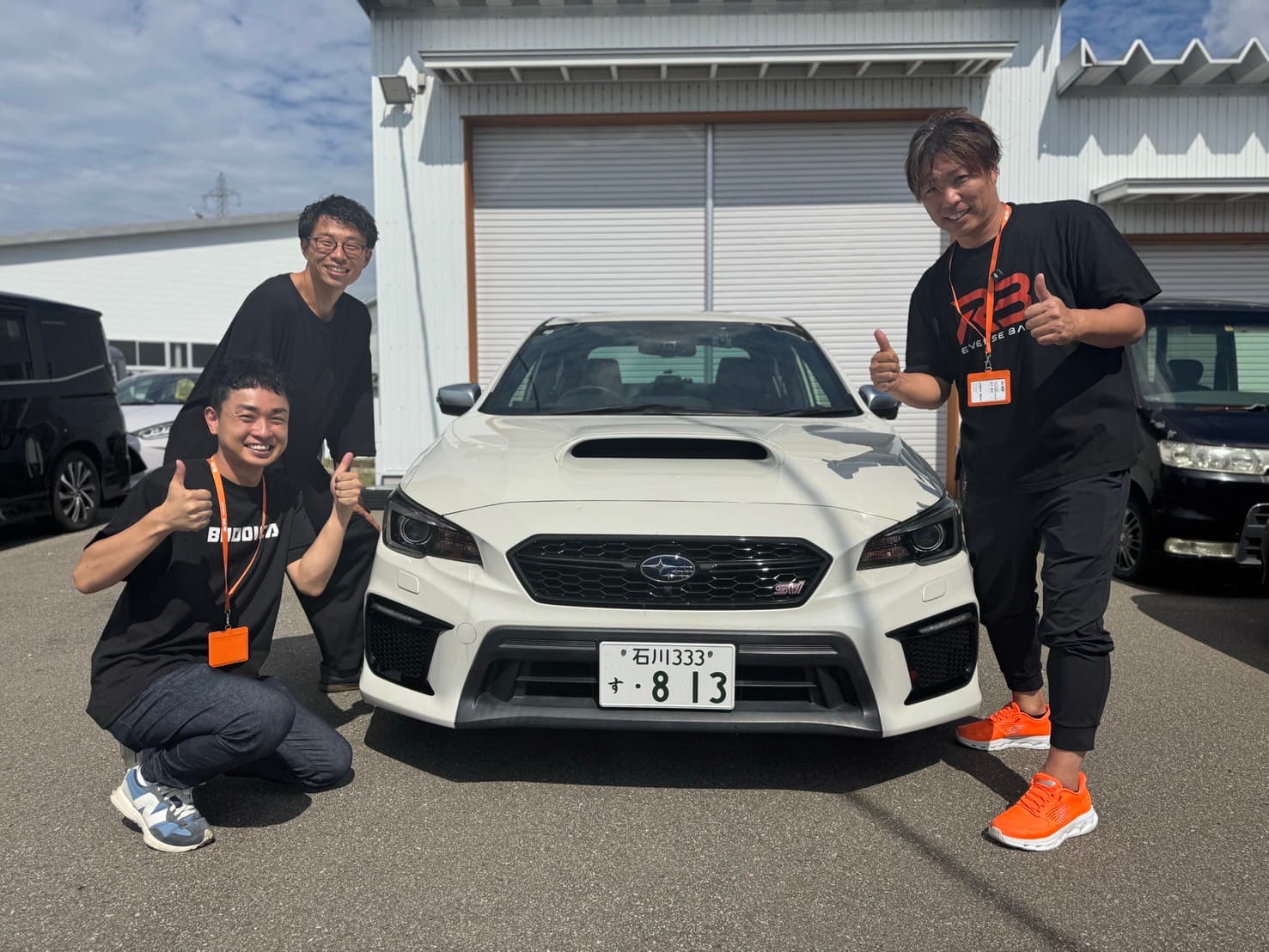 白山市横江町2013でH29年式 WRX STIを買取しましたの写真