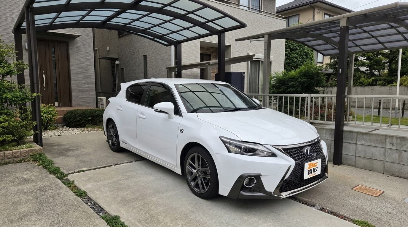 岡山市中区兼基で2022年式 レクサス CT200hを買取しましたの写真
