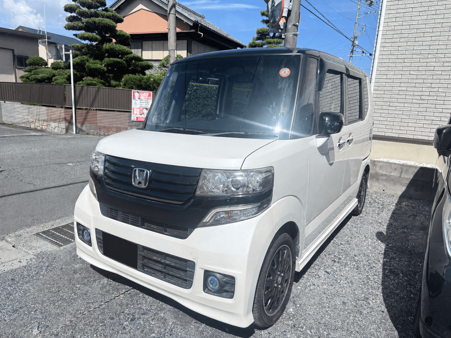 浜松市中央区で2014年式 ホンダ/N-BOXカスタムを買取しましたの写真